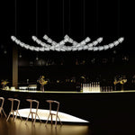 Cascade Modern Acrylic Chandelier - Lamp Outdoor
