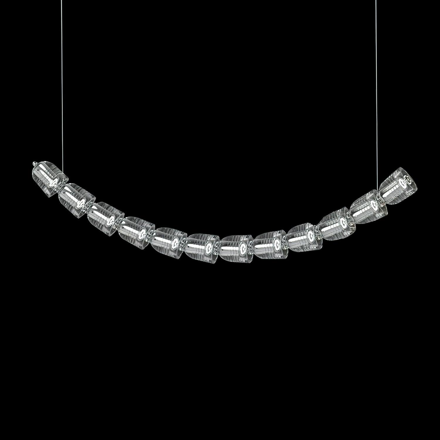 Cascade Modern Acrylic Chandelier - Lamp Outdoor
