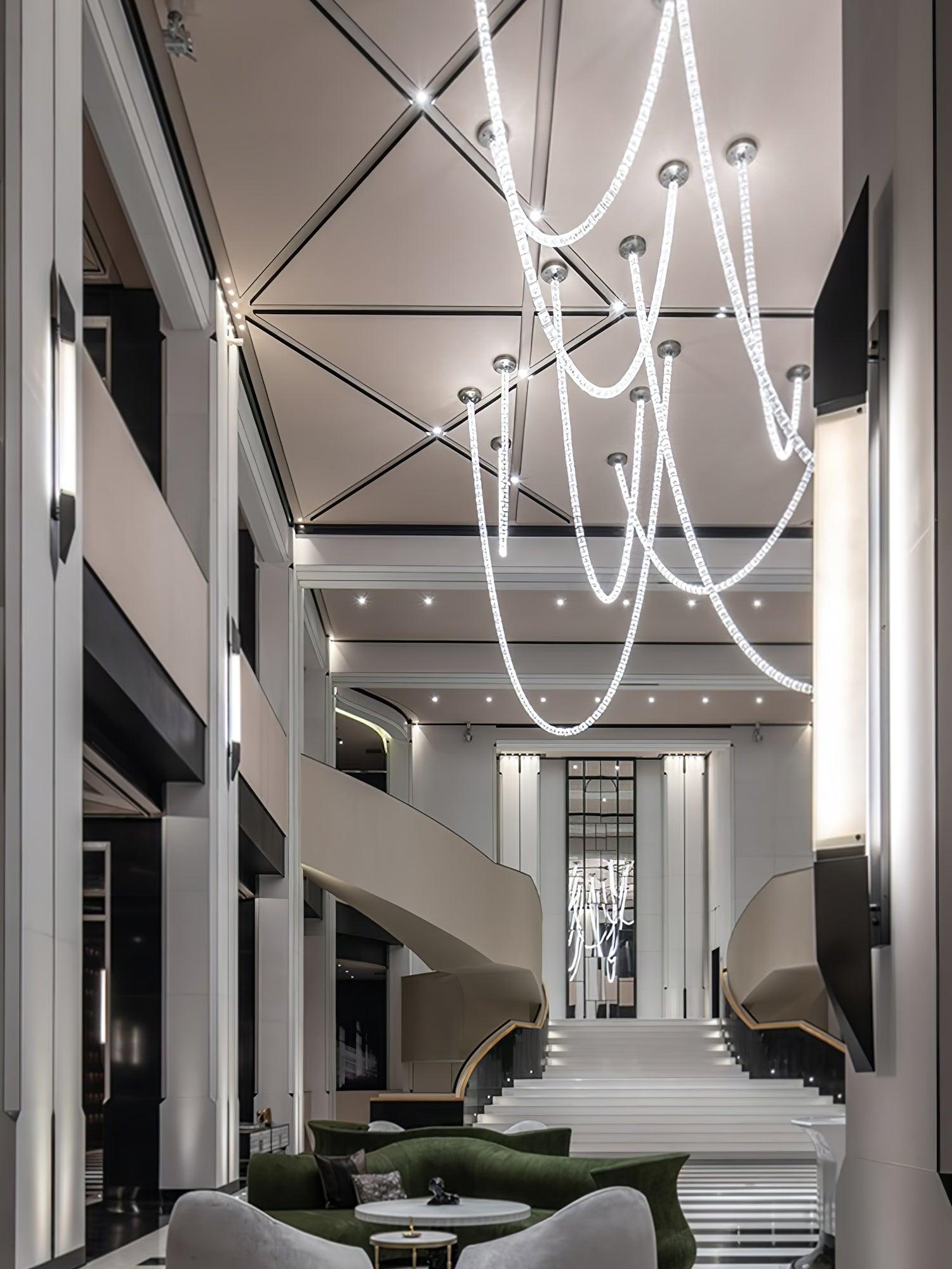 Sycariel Modern Acrylic Chandelier - Lamp Outdoor