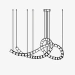 Aurvelis Modern LED Chandelier - Lamp Outdoor