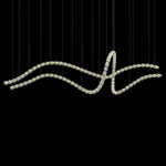 Luminara Crystal Cascade Chandelier - Lamp Outdoor