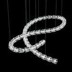 Luminara Crystal Cascade Chandelier - Lamp Outdoor