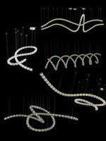 Luminara Crystal Cascade Chandelier - Lamp Outdoor