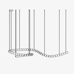 Luminara Crystal Cascade Chandelier - Lamp Outdoor