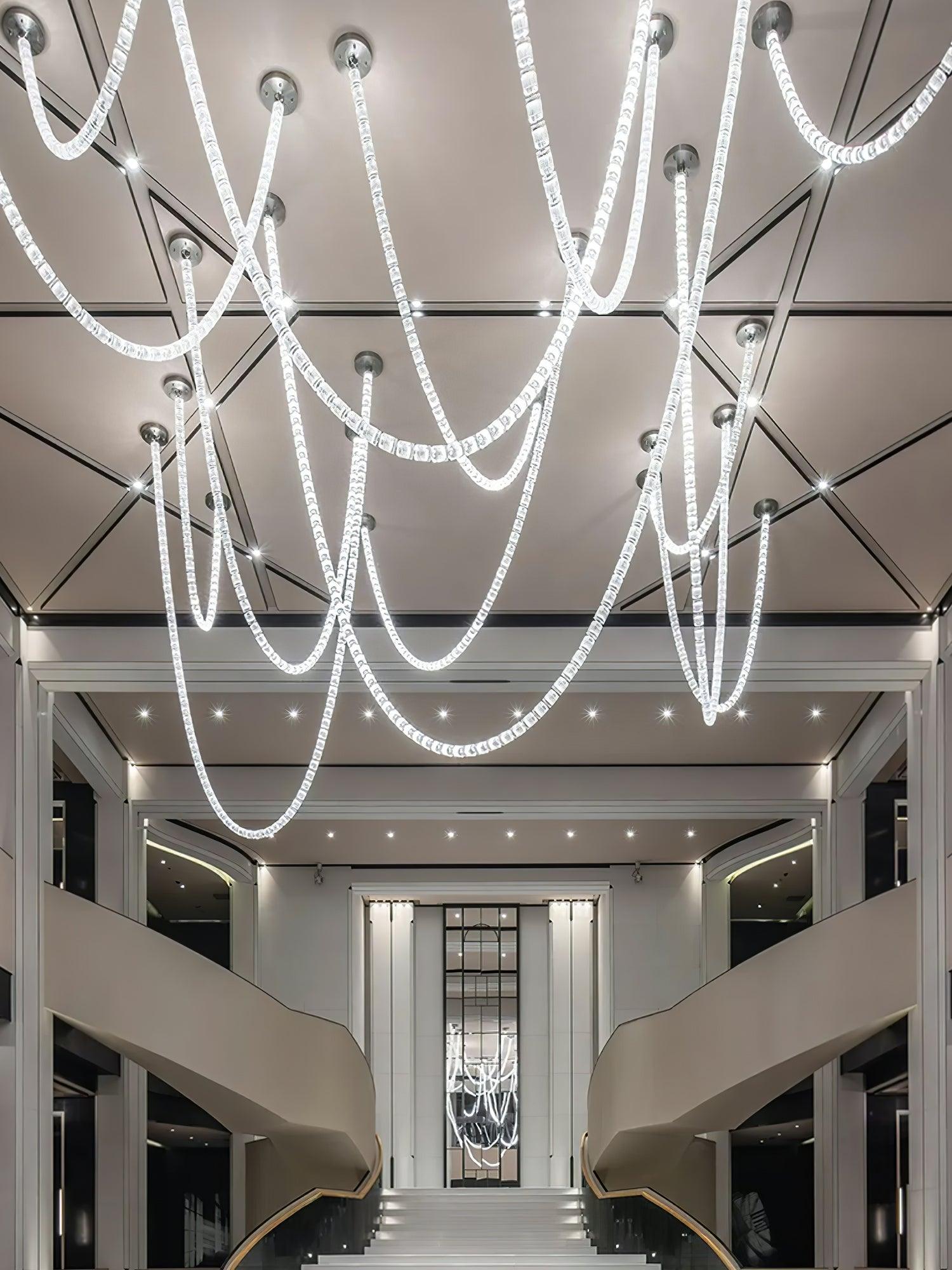 Zemirisra Modern Acrylic Chandelier - Lamp Outdoor