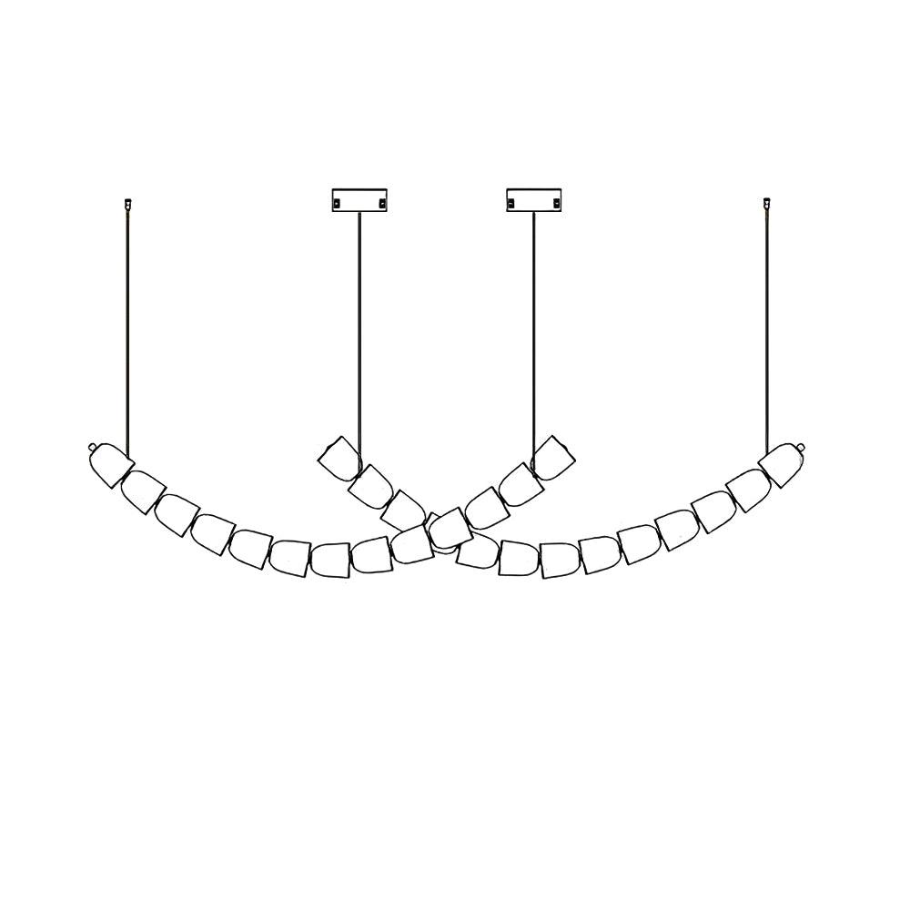 Gabriel Gold Chandelier - Lamp Outdoor