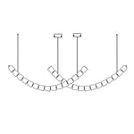 Gabriel Gold Chandelier - Lamp Outdoor