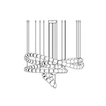 Gabriel Gold Chandelier - Lamp Outdoor