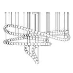 Gabriel Gold Chandelier - Lamp Outdoor