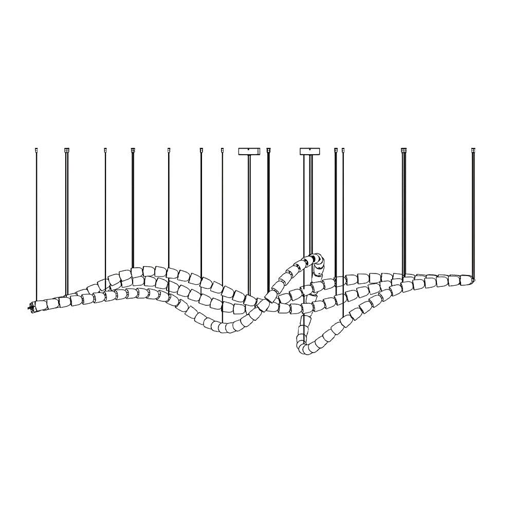 Gabriel Gold Chandelier - Lamp Outdoor