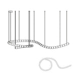 Gabriel Chrome Chandelier - Lamp Outdoor