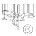Gabriel Chrome Chandelier - Lamp Outdoor