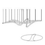 Gabriel Chrome Chandelier - Lamp Outdoor
