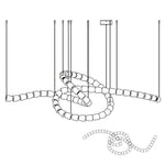 Gabriel Chrome Chandelier - Lamp Outdoor