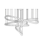 Cavenira Art Deco Crystal Chandelier - Lamp Outdoor