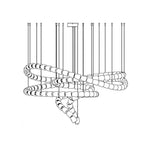 Cavenira Art Deco Crystal Chandelier - Lamp Outdoor