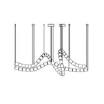 Zevenila Modern Acrylic Chandelier - Lamp Outdoor