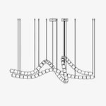 Zevenila Modern Acrylic Chandelier - Lamp Outdoor