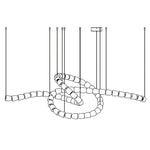 Zemirisra Modern Acrylic Chandelier - Lamp Outdoor