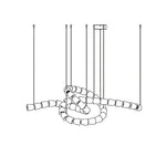 Zemirisra Modern Acrylic Chandelier - Lamp Outdoor