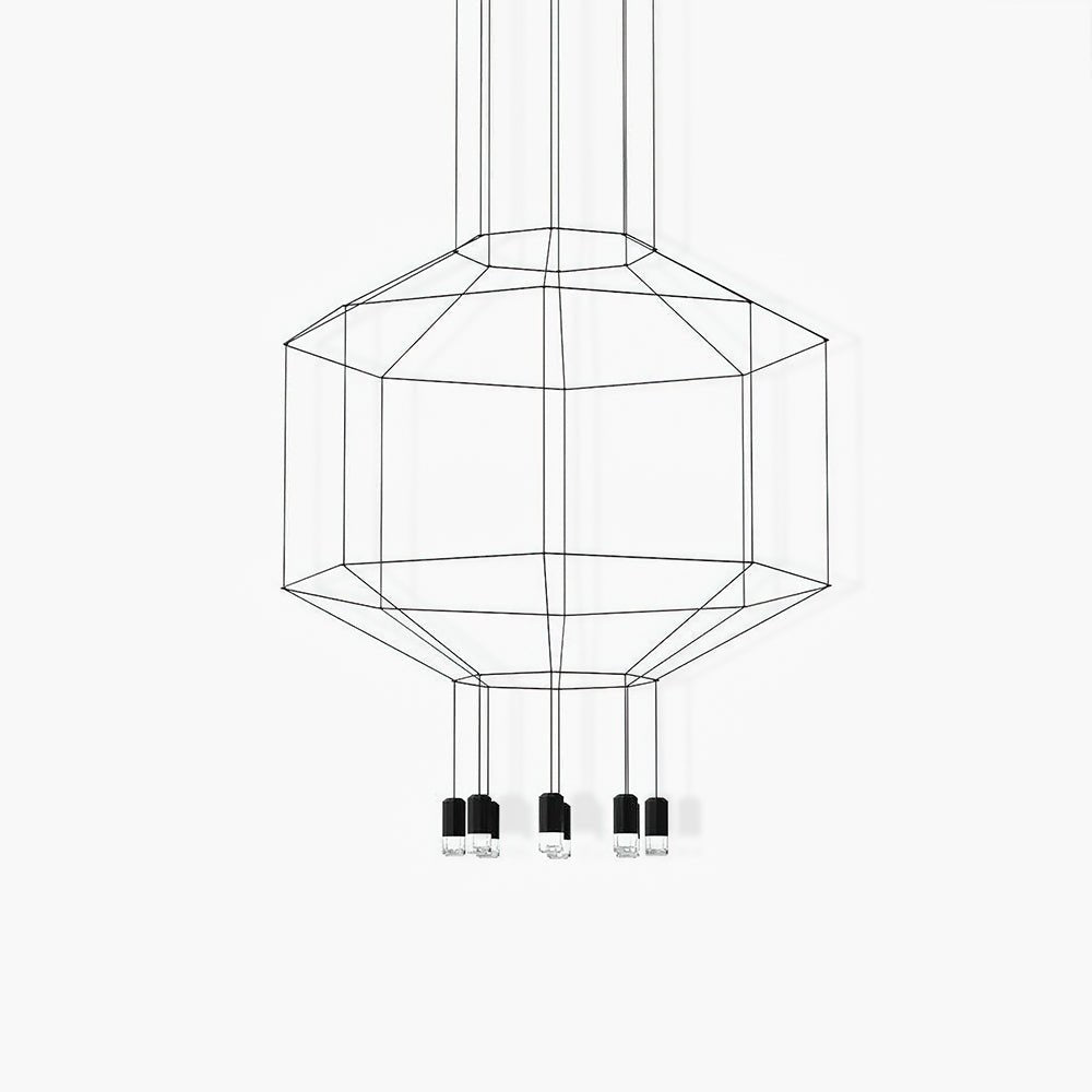 Geometric Lines Pendant Lamp - Lamp Outdoor