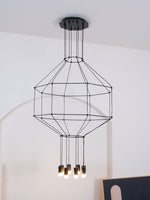 Geometric Lines Pendant Lamp - Lamp Outdoor