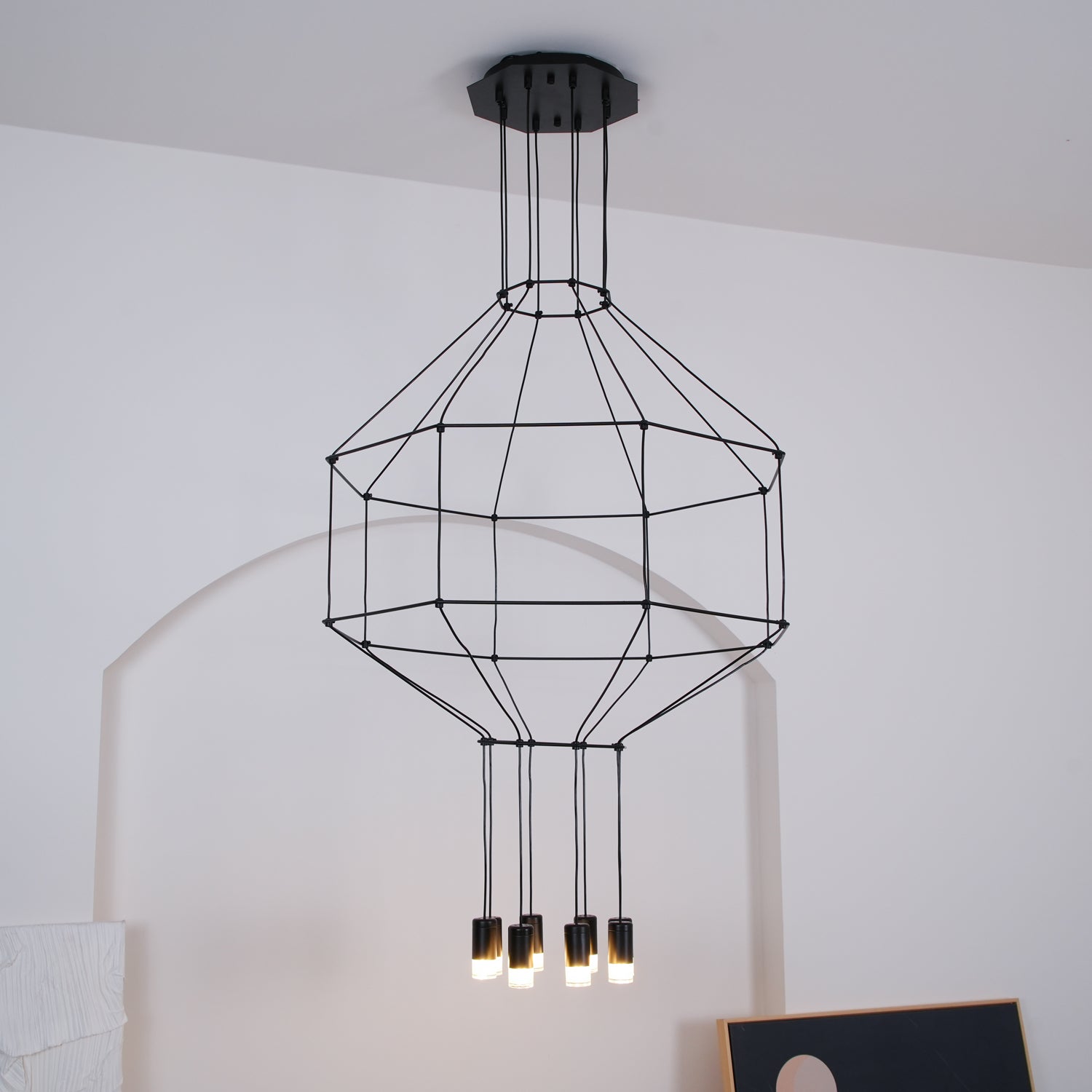 Geometric Lines Pendant Lamp - Lamp Outdoor