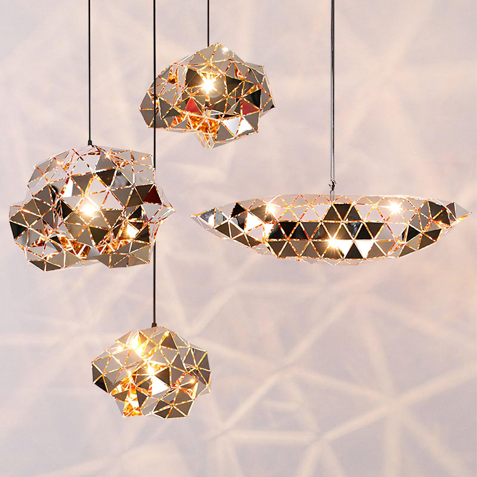 Geometric Panel Pendant Lamp - Lamp Outdoor