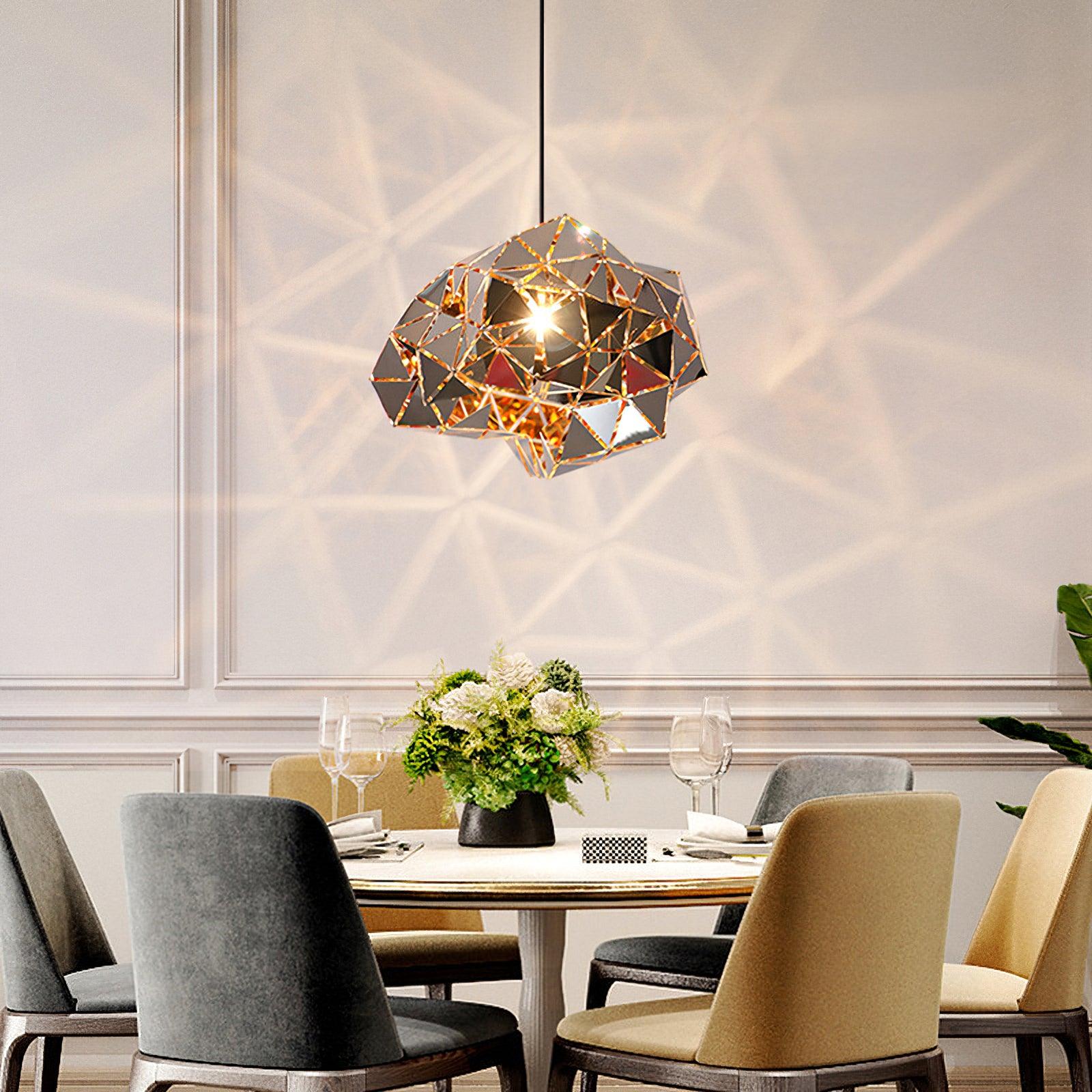 Geometric Panel Pendant Lamp - Lamp Outdoor