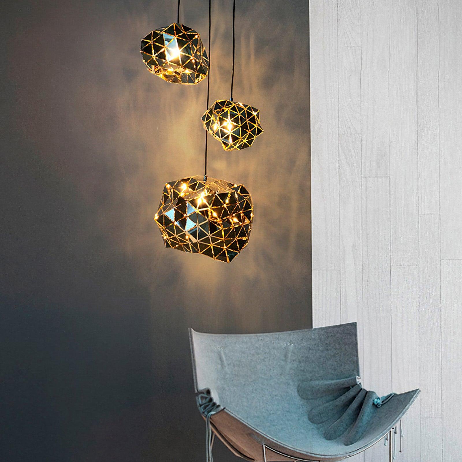 Geometric Panel Pendant Lamp - Lamp Outdoor