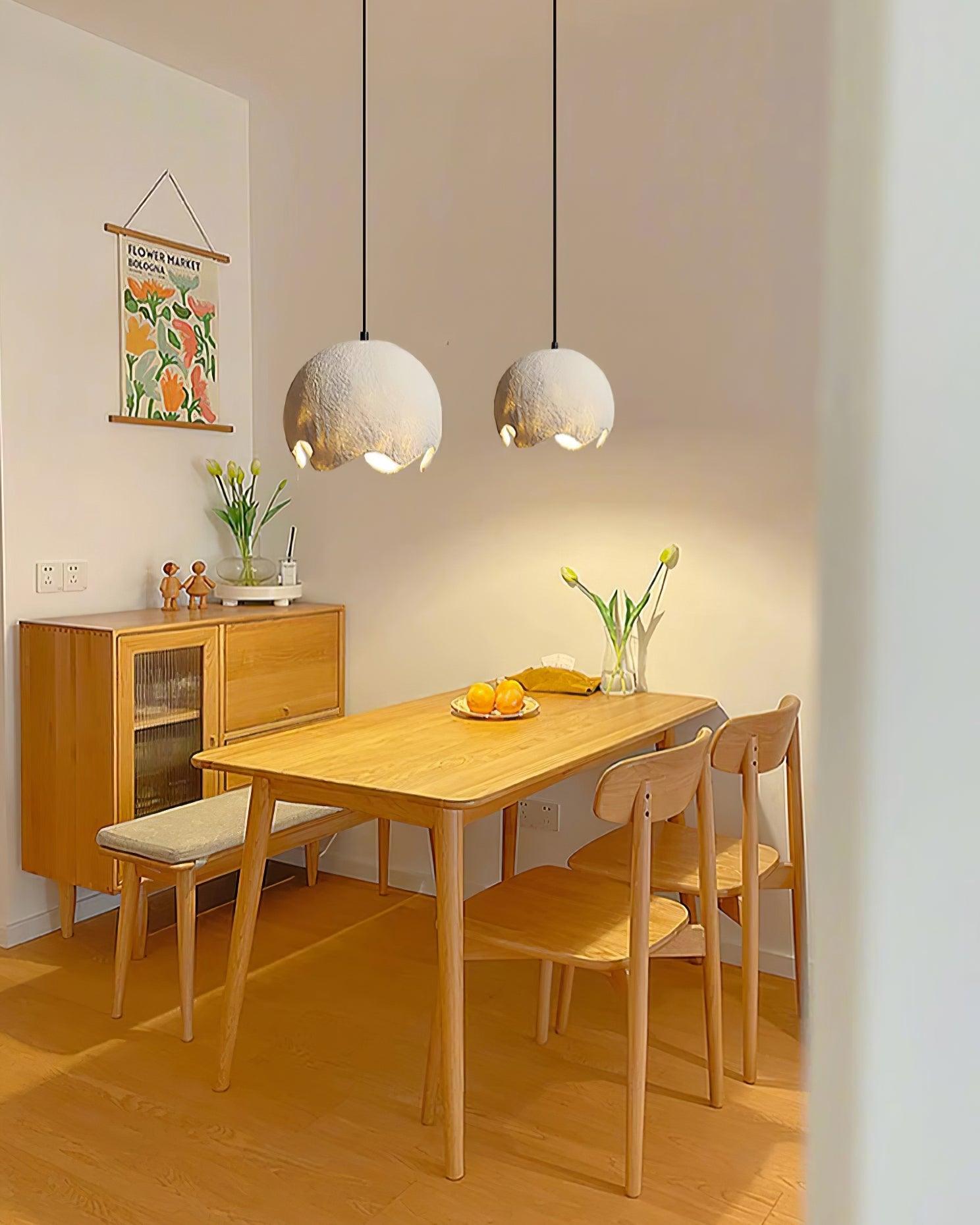 Geometric Resin Pendant Light - Lamp Outdoor