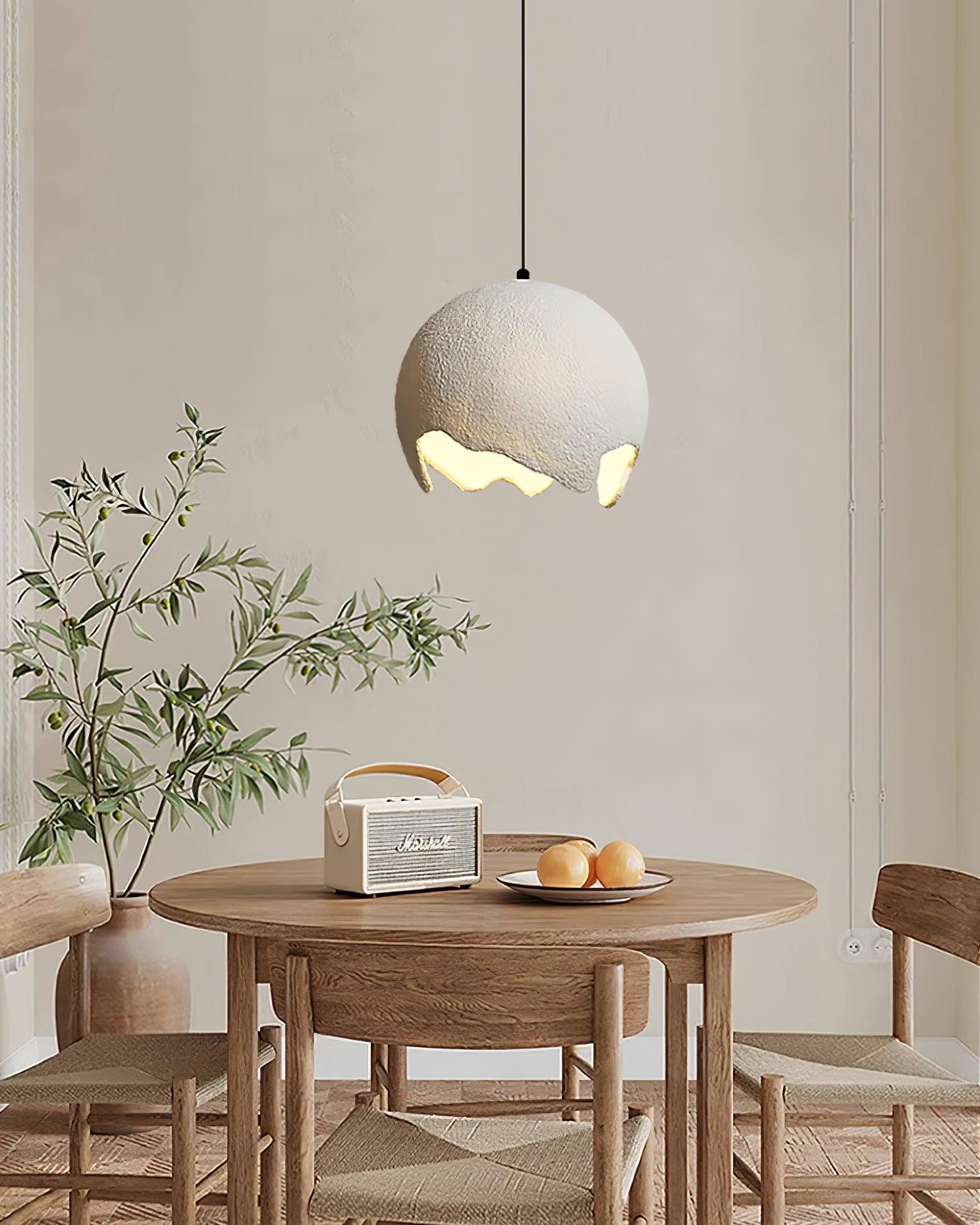Geometric Resin Pendant Light - Lamp Outdoor
