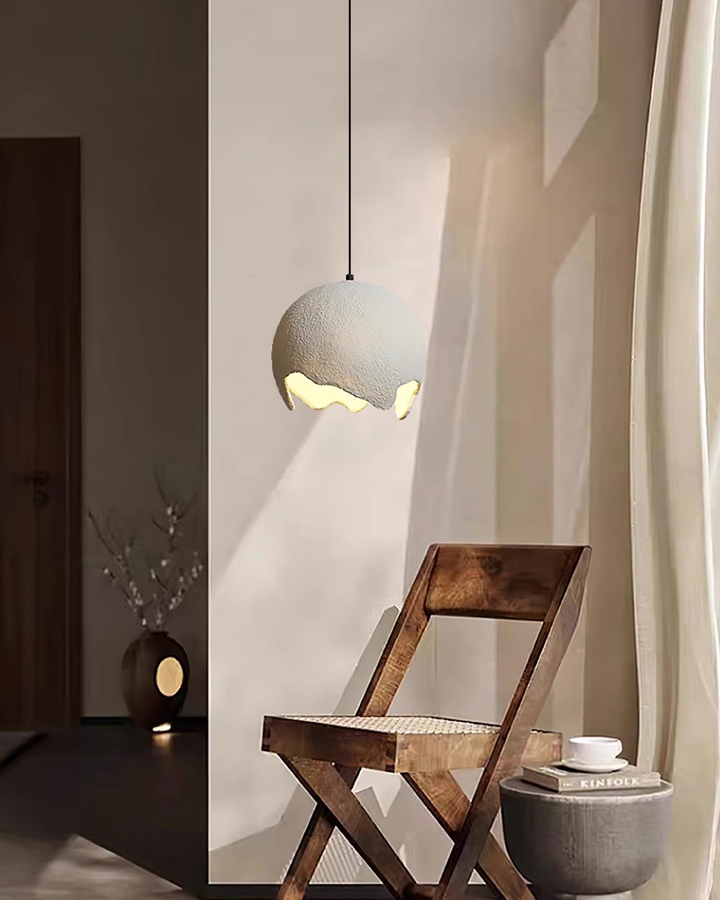 Geometric Resin Pendant Light - Lamp Outdoor
