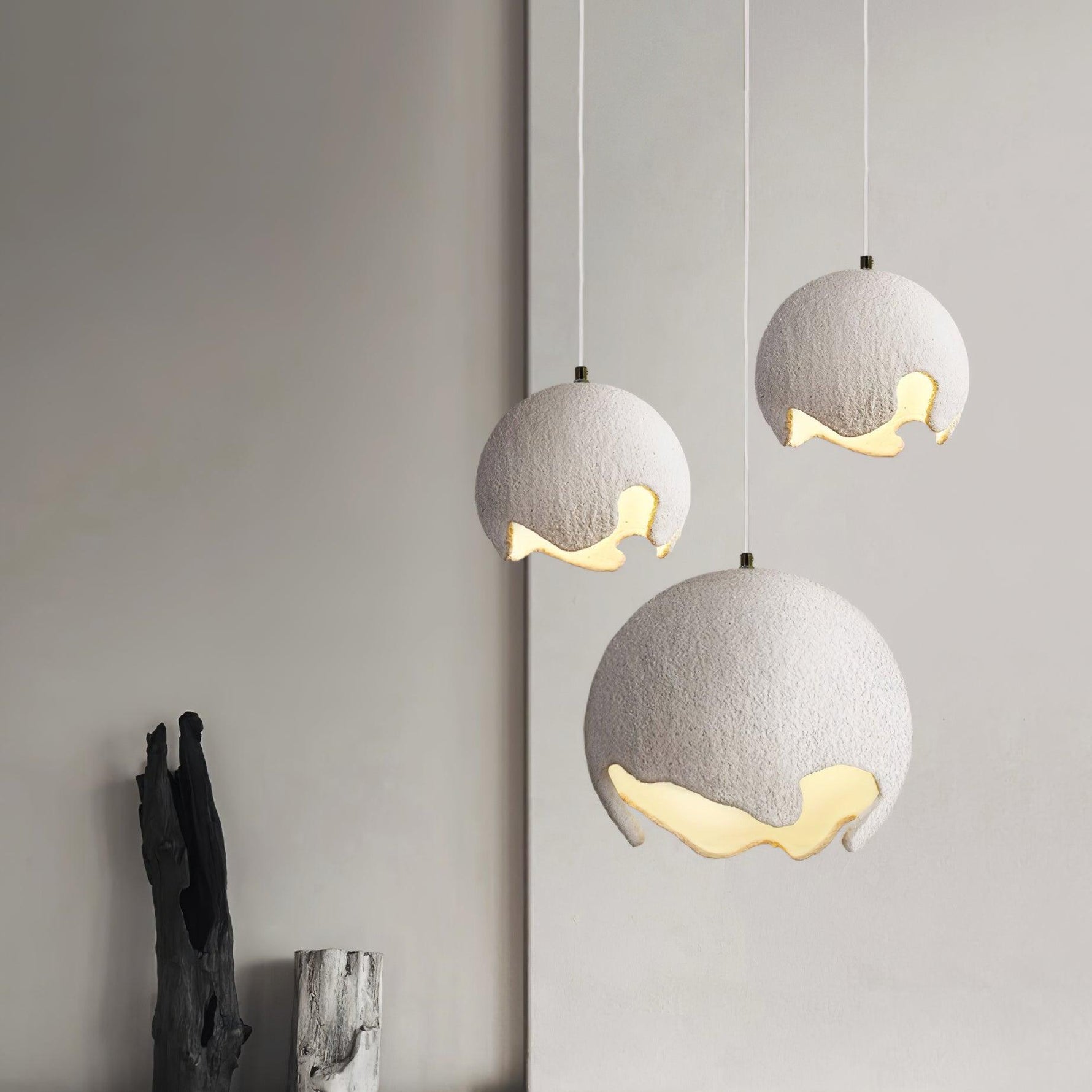 Geometric Resin Pendant Light - Lamp Outdoor