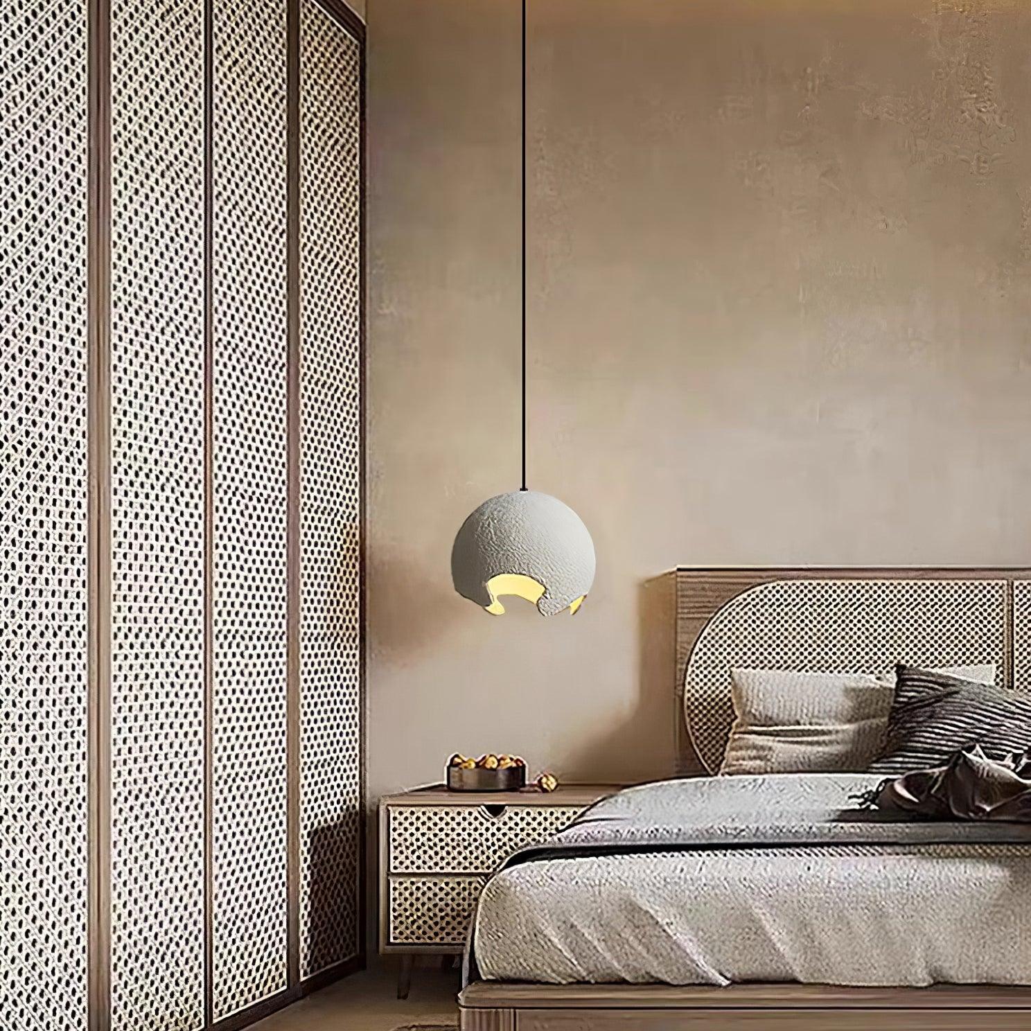 Geometric Resin Pendant Light - Lamp Outdoor