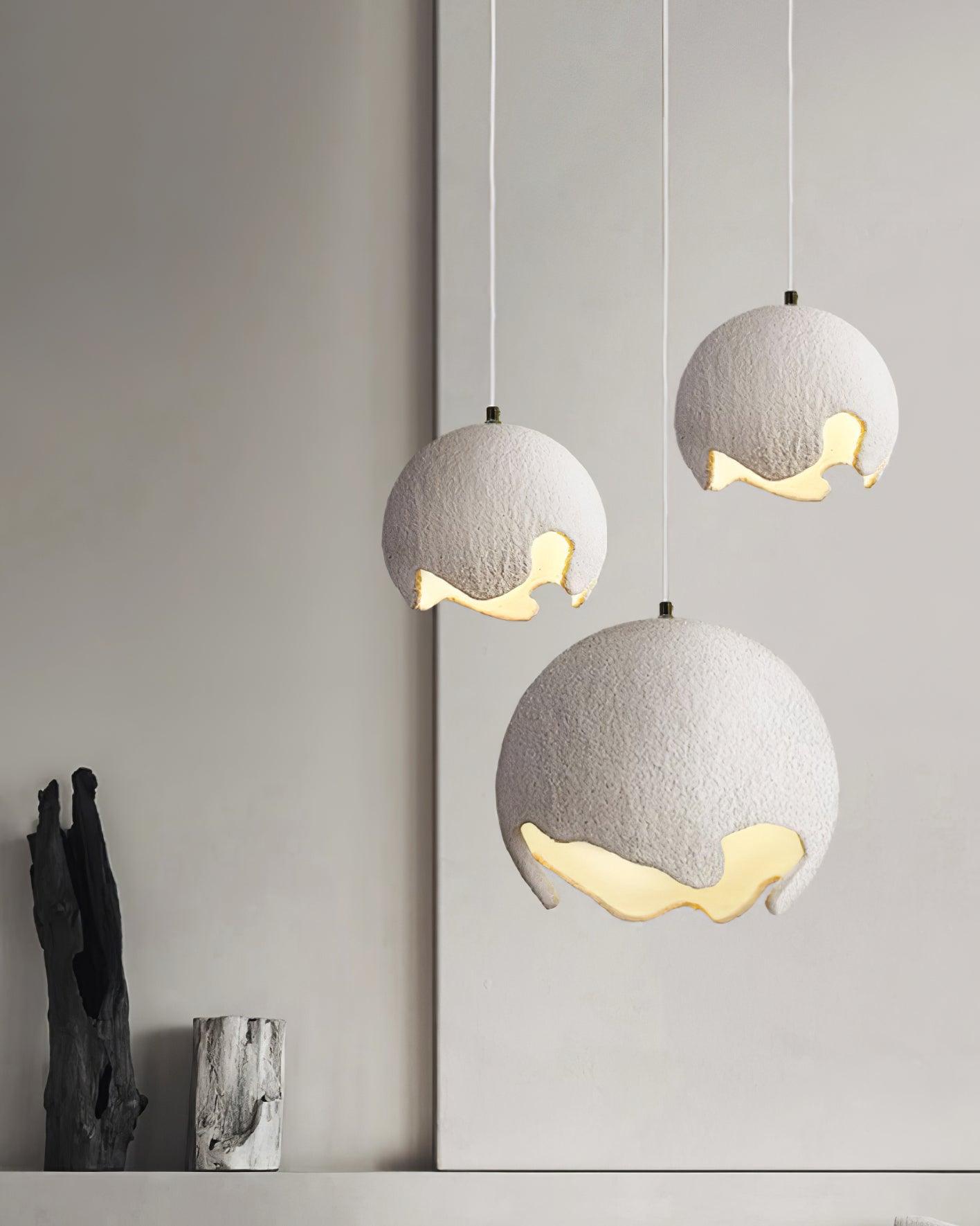 Geometric Resin Pendant Light - Lamp Outdoor