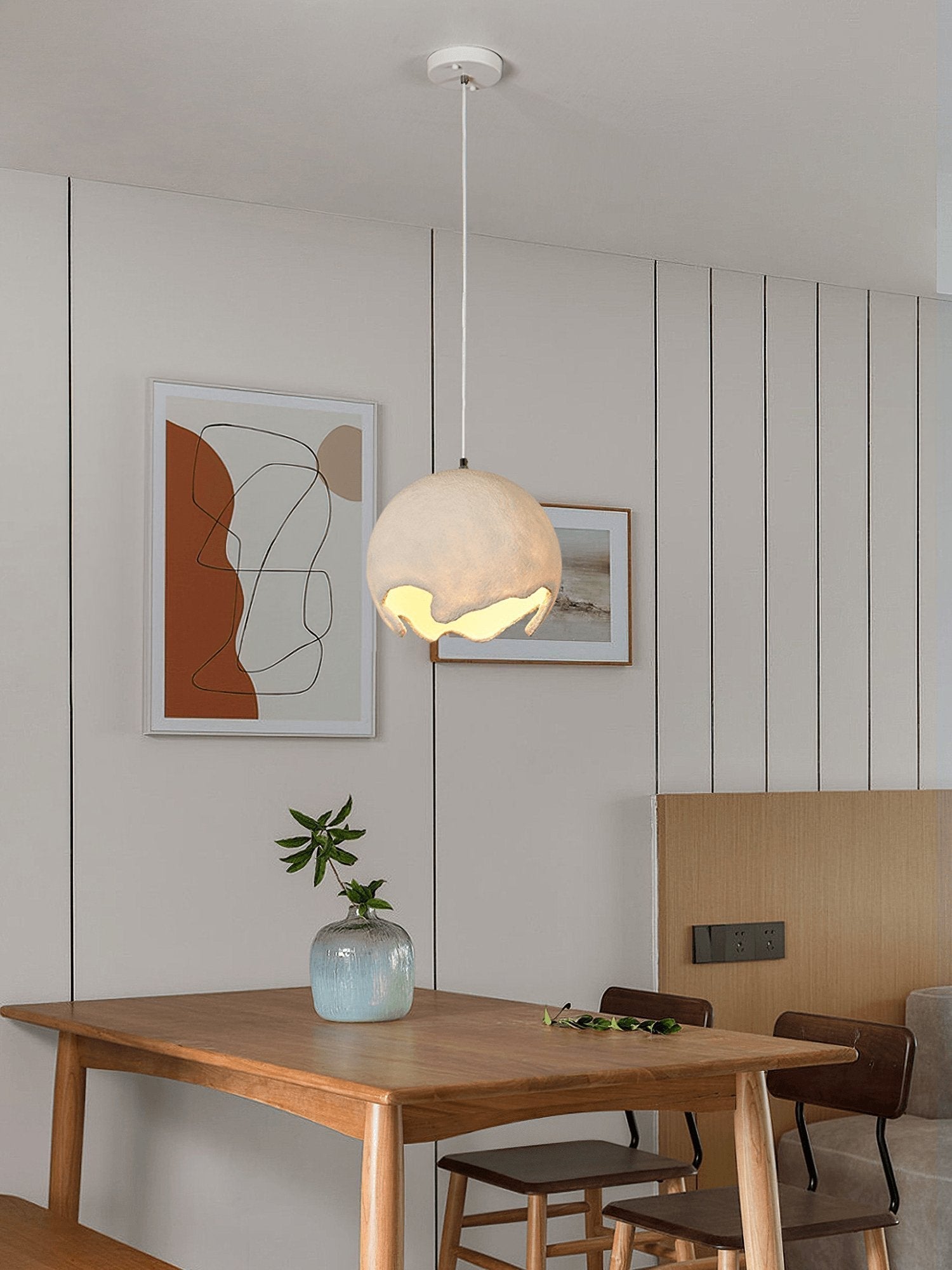 Geometric Resin Pendant Light - Lamp Outdoor