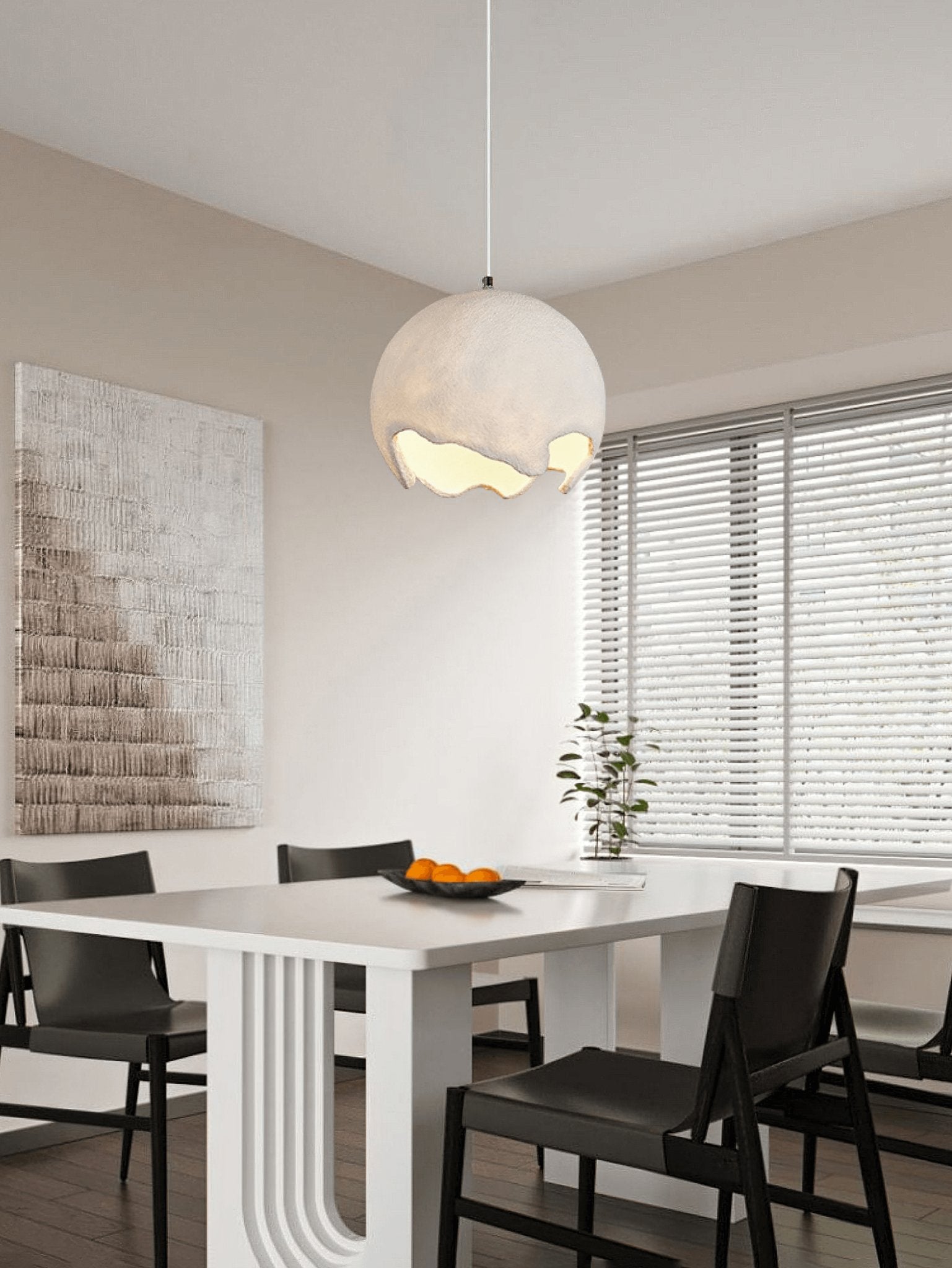 Geometric Resin Pendant Light - Lamp Outdoor