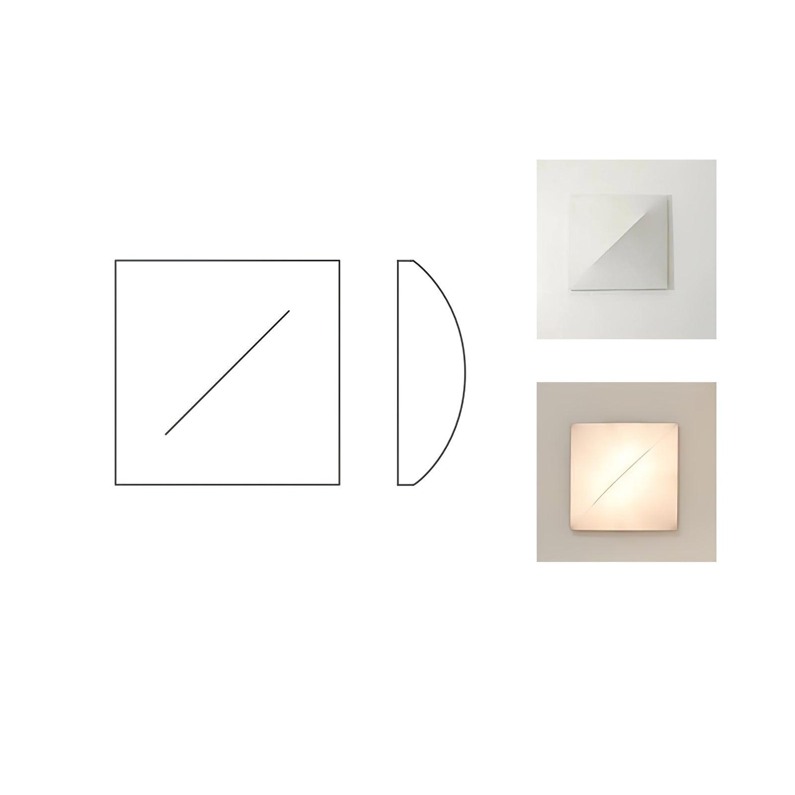 Lumina Minimalist Fabric Wall lamp - Lamp Outdoor