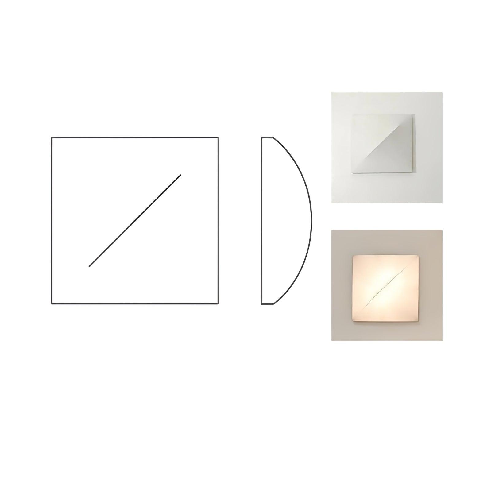 Lumina Minimalist Fabric Wall lamp - Lamp Outdoor