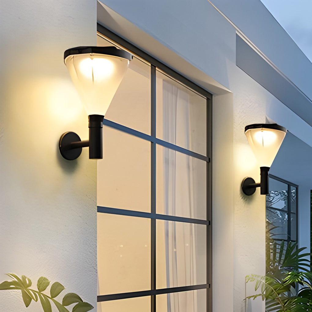 Geometric Waterproof LED Modern Outdoor Plug in Wall Lamp Wall Sconce Lighting - Lamp Outdoor