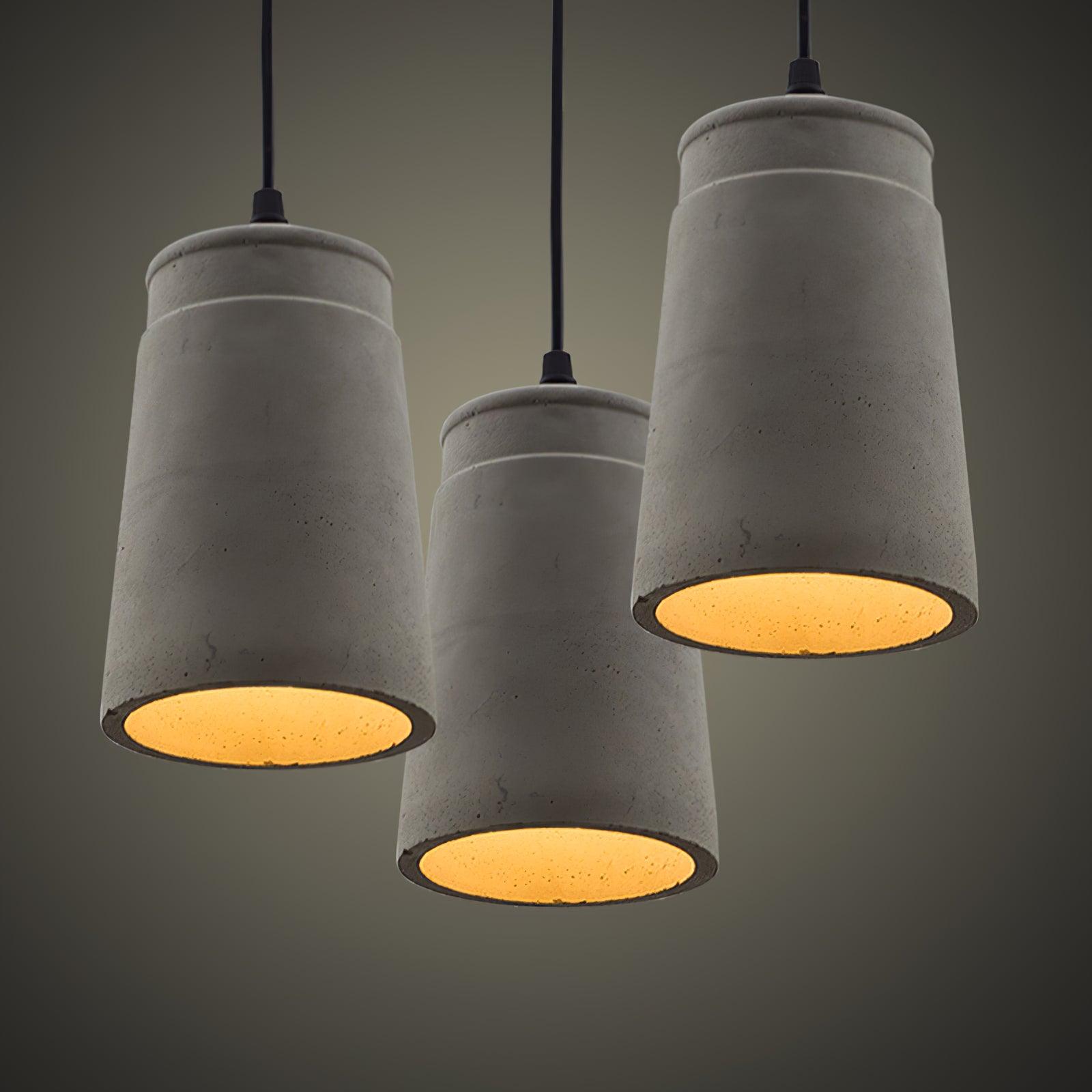 Georgia Cement Pendant Light - Lamp Outdoor