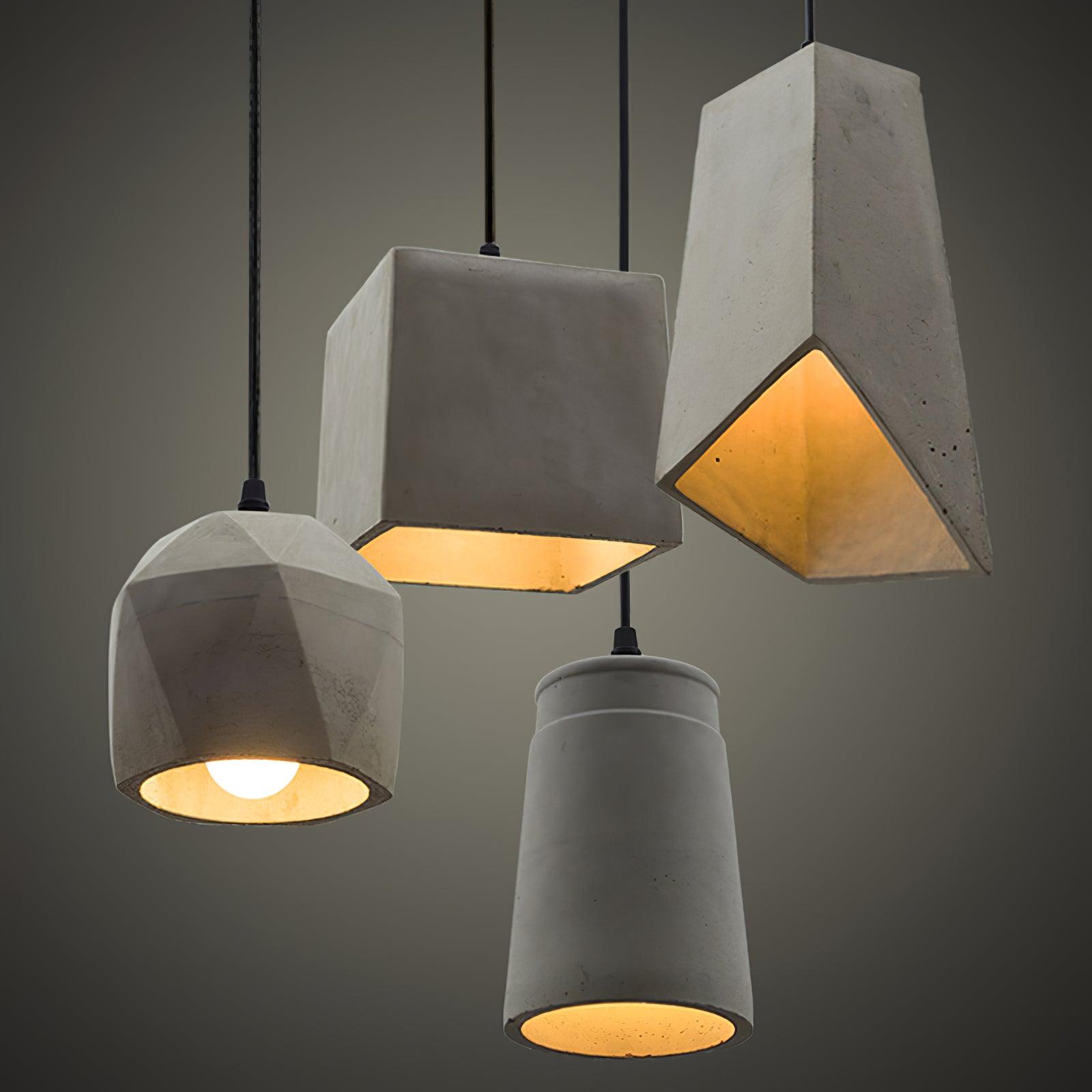 Georgia Cement Pendant Light - Lamp Outdoor