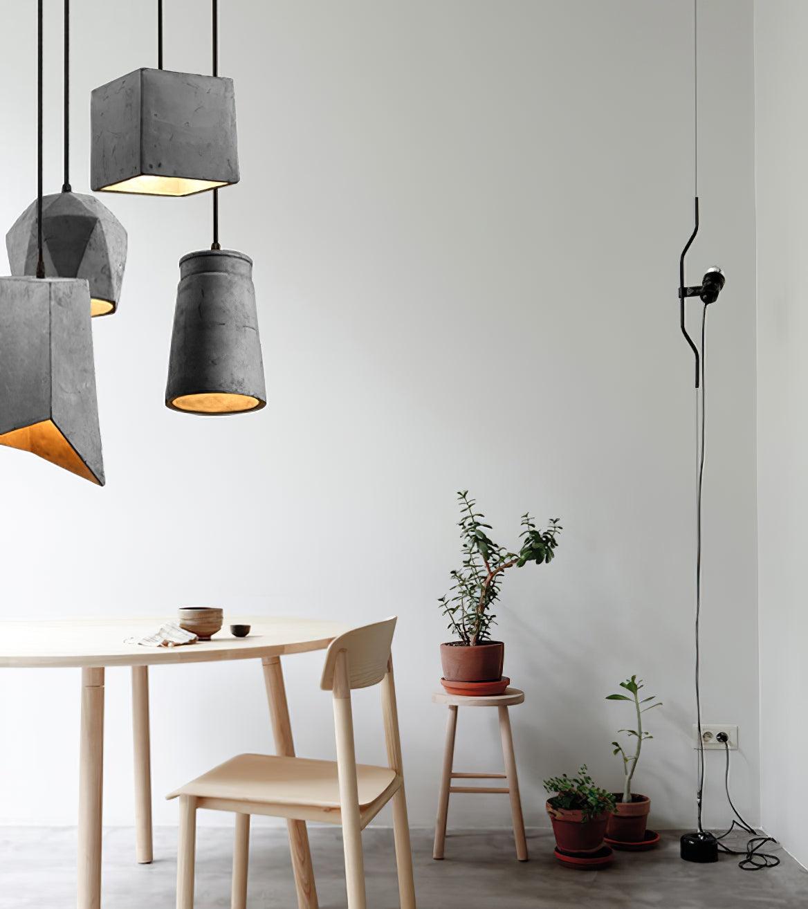 Georgia Cement Pendant Light - Lamp Outdoor