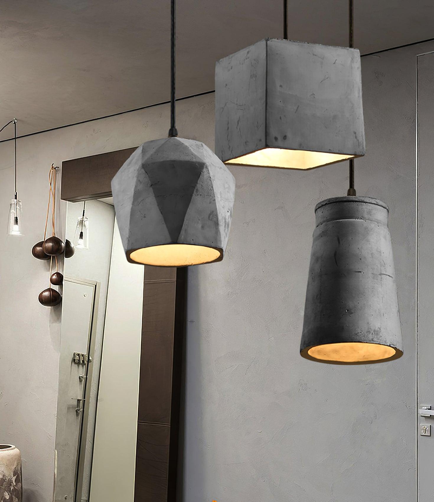 Georgia Cement Pendant Light - Lamp Outdoor
