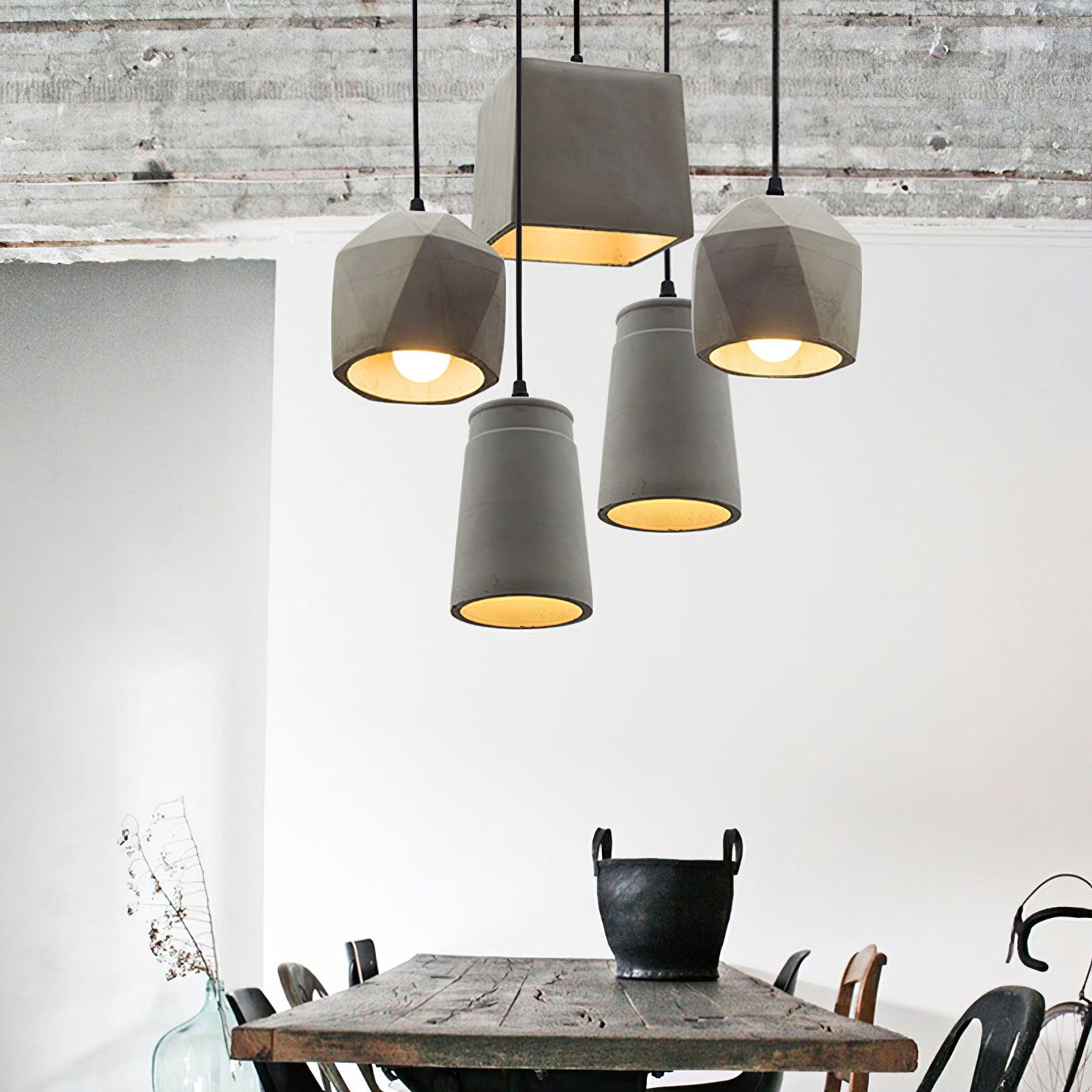 Georgia Cement Pendant Light - Lamp Outdoor