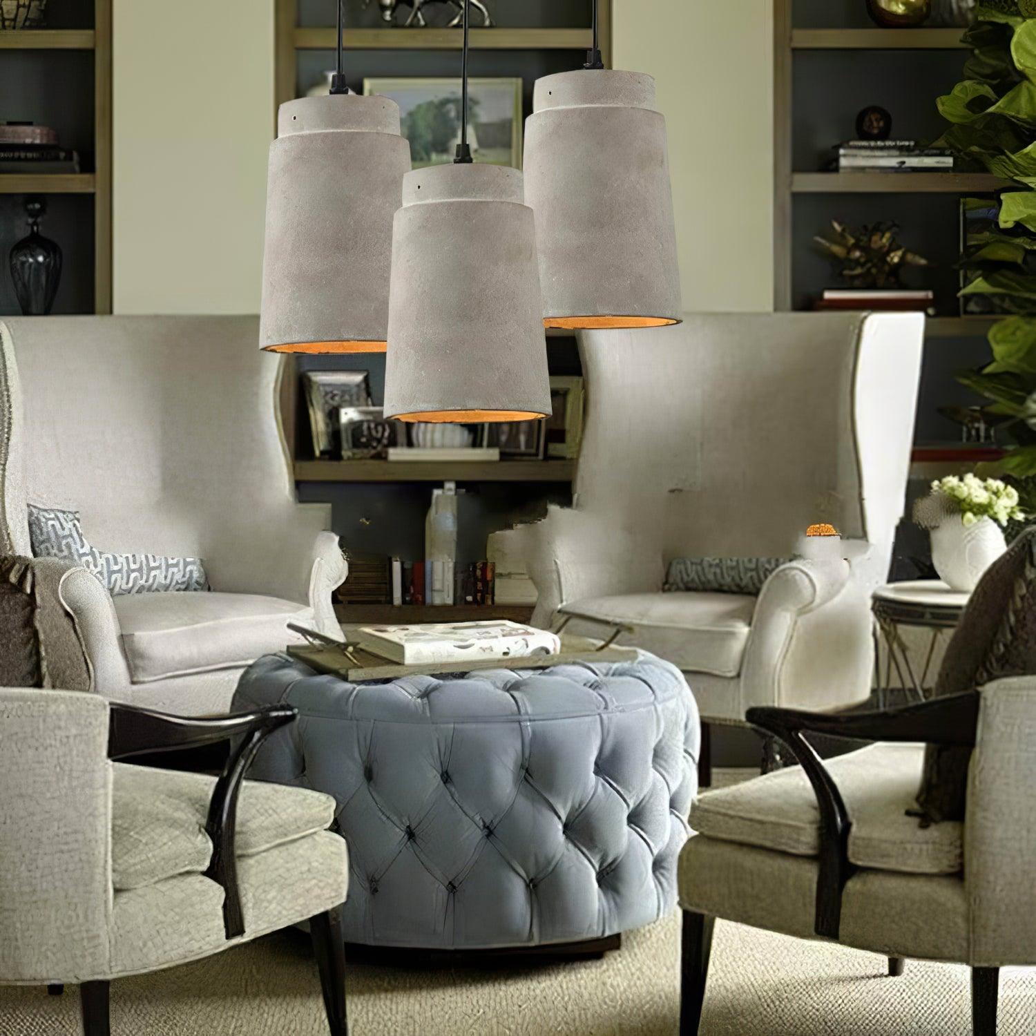 Georgia Cement Pendant Light - Lamp Outdoor