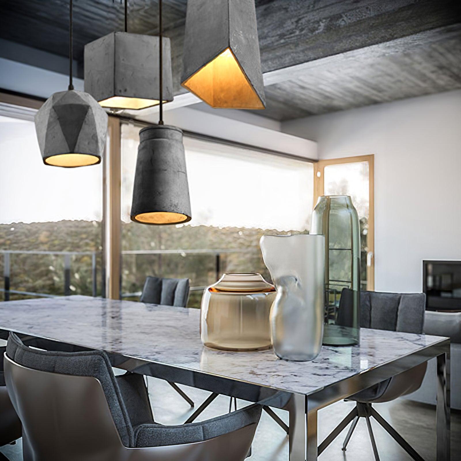 Georgia Cement Pendant Light - Lamp Outdoor