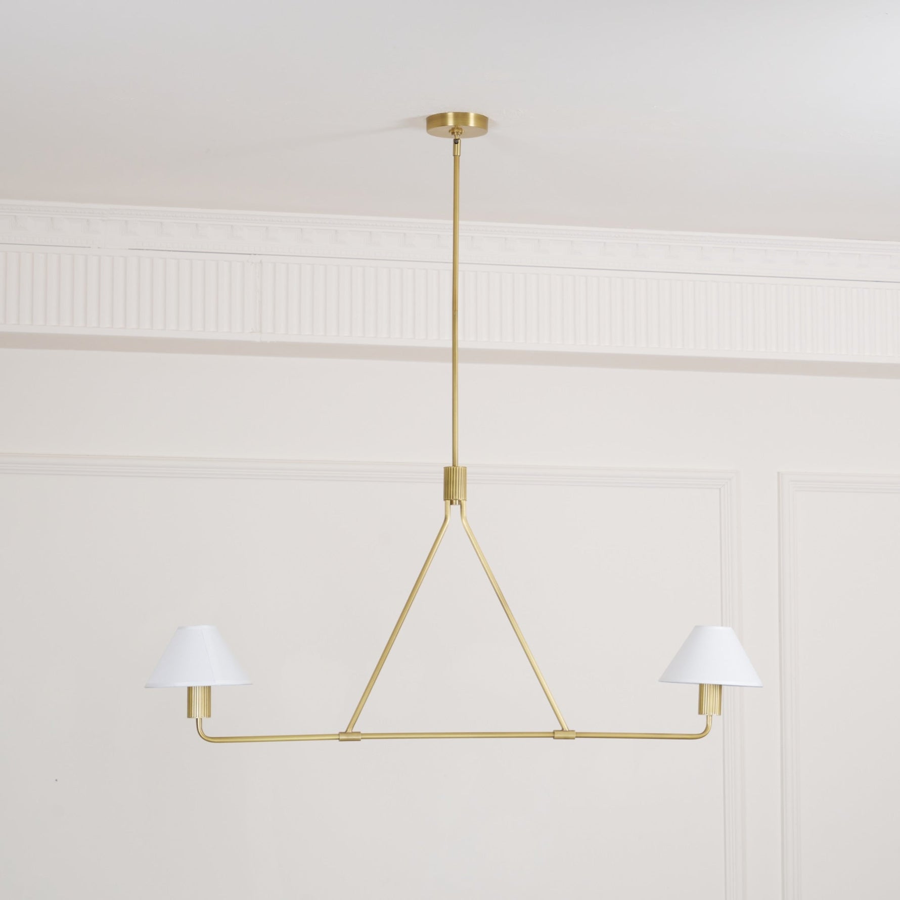 Aurora Chandelier Cone Shade Minimalist - Lamp Outdoor