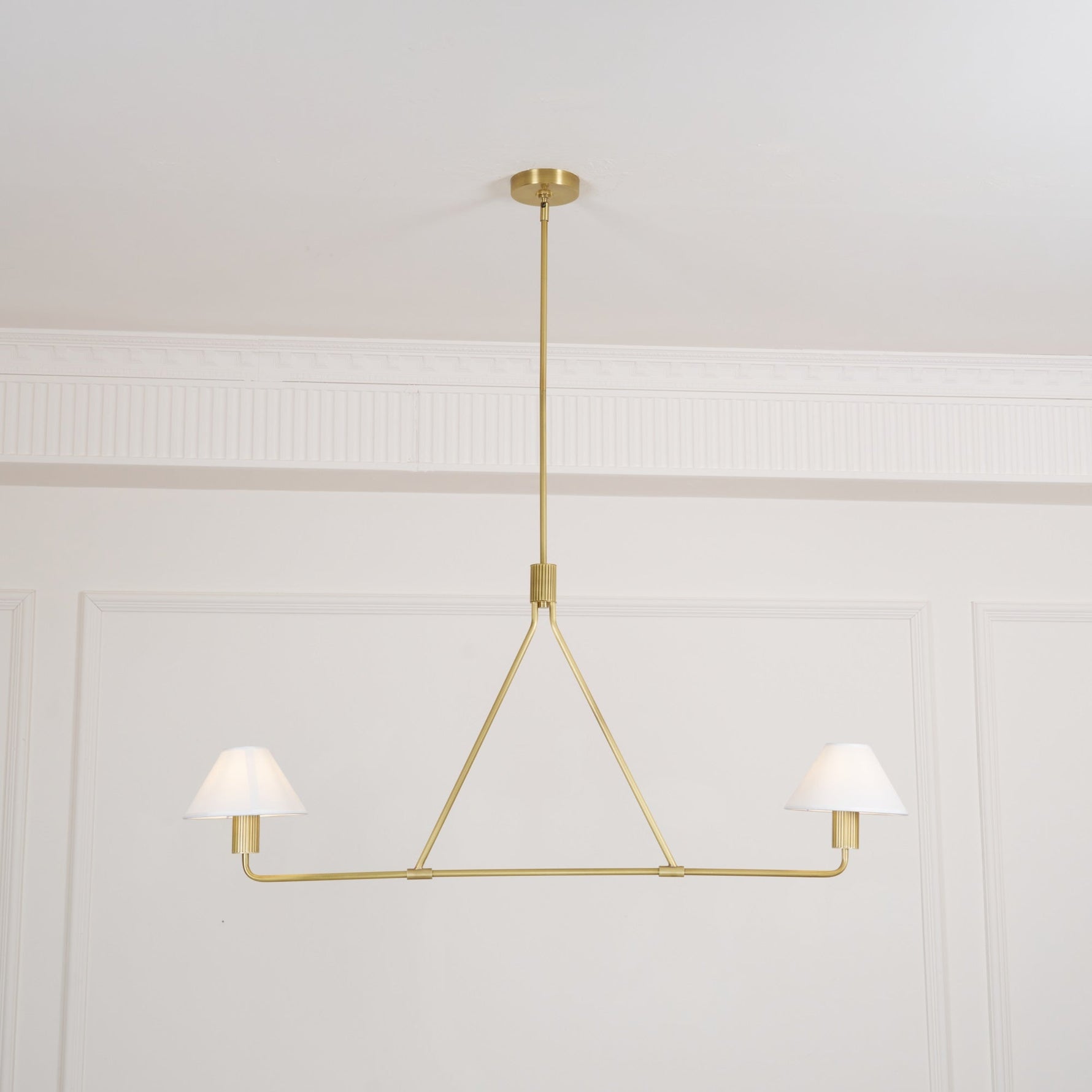 Aurora Chandelier Cone Shade Minimalist - Lamp Outdoor